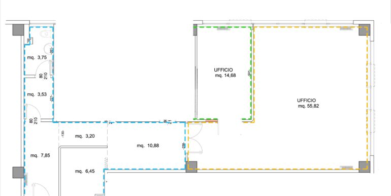 Ufficio di 80mq a Udine Nord