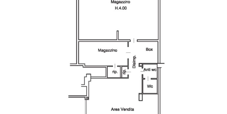 Negozio con capannone Udine Nord