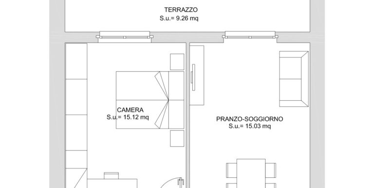 Appartamento bilocale completamente ristrutturato