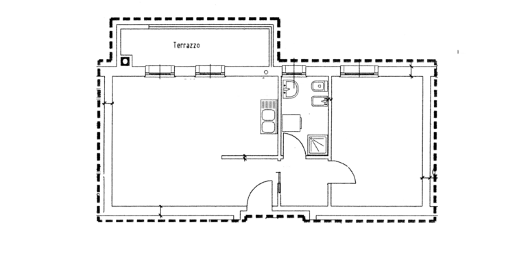 Appartamento bilocale con terrazza